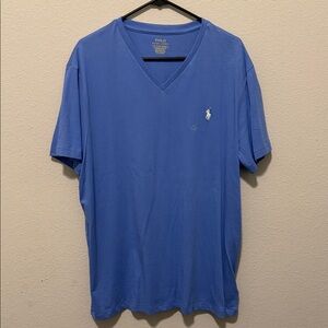 Polo by Ralph Lauren Men's Short Sleeve Blue Tee